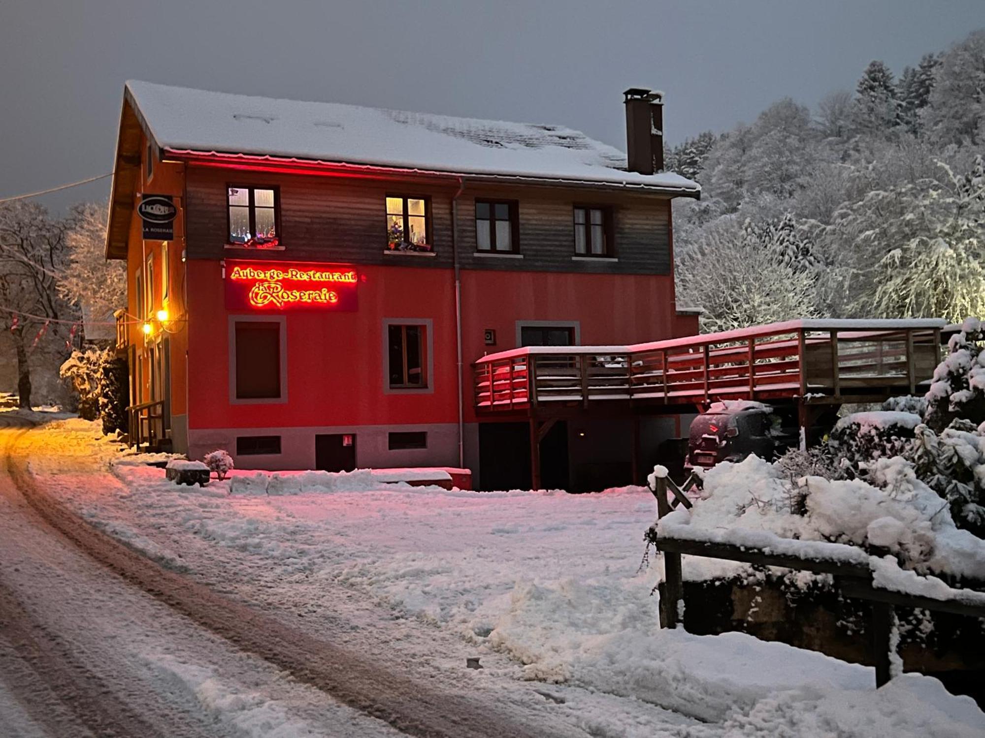 Auberge Restaurant La Roseraie Grandrupt Esterno foto